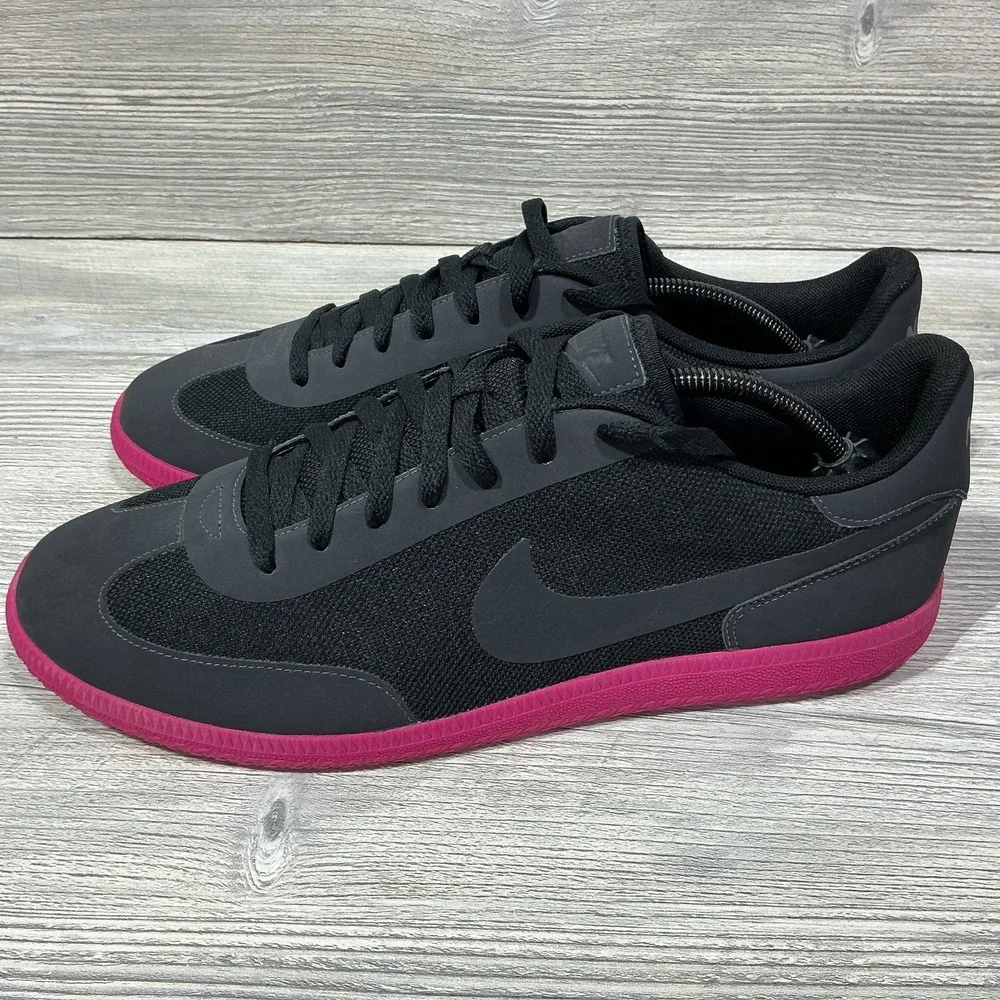 Nike Cheyenne No Sew Sneakers 2012 Black Pink Sole 555953-006 RARE Men's Size 11